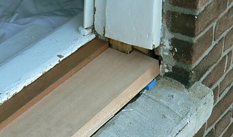 nieuwe onderdorpel kozijn